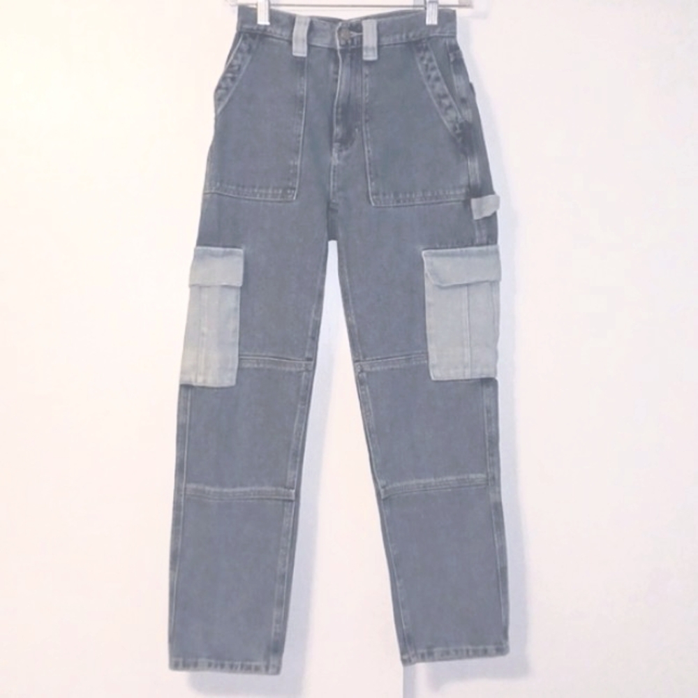 PacSun "Carpenter" High Rise (100%Cotton) Blue Jeans in Size 23
